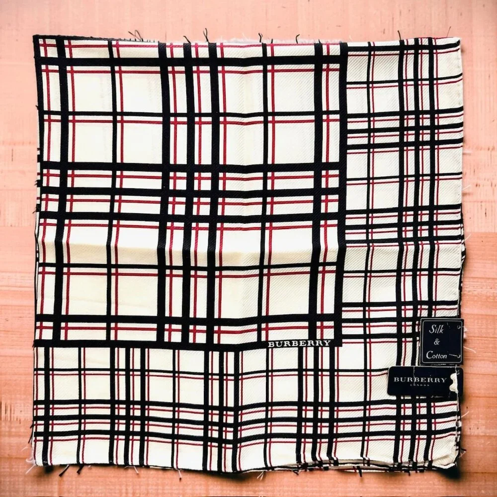 New Tag Men/Women   Burberry  Bandana /MiniScarf 23